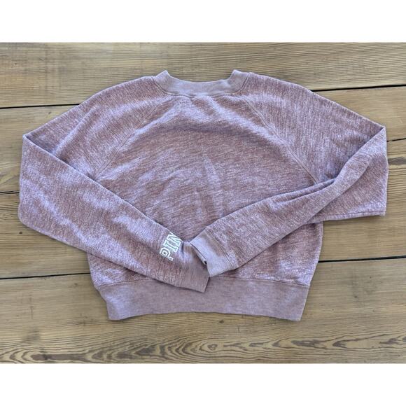 PINK Victoria’s Secret Gig Em Aggies Texas A&M Cropped Crewneck Sweatshirt M - Picture 6 of 6